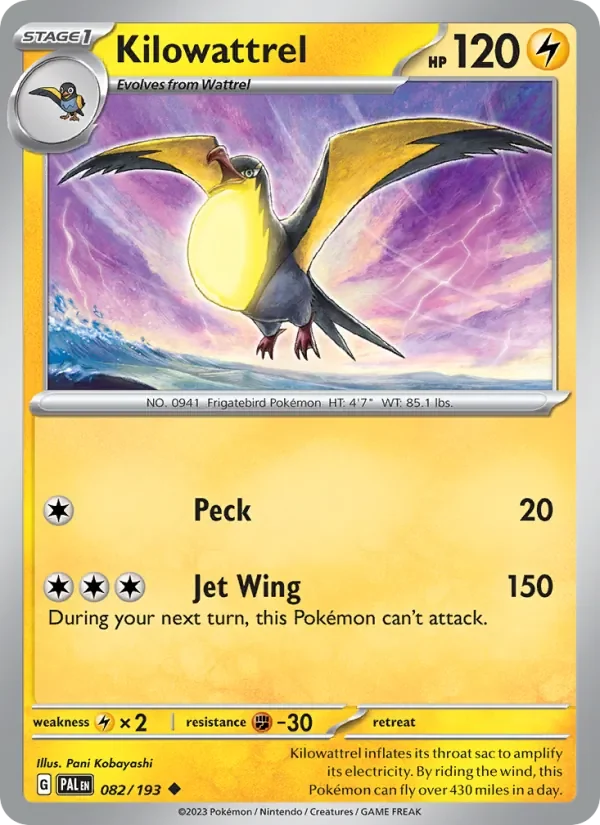 Kilowattrel - Non-holo
