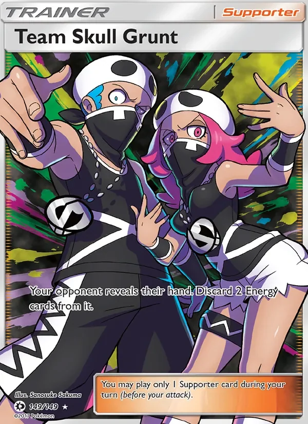 Team Skull Grunt - Non-holo