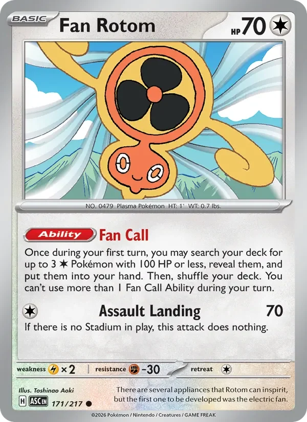 Fan Rotom - Non-holo