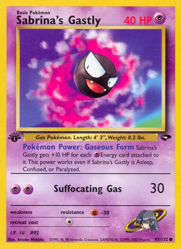 Sabrina's Gastly - Non-holo