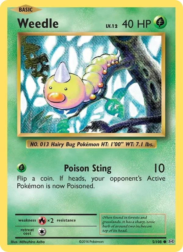 Weedle - Non-holo
