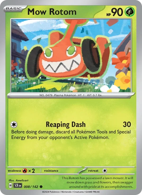 Mow Rotom - Non-holo