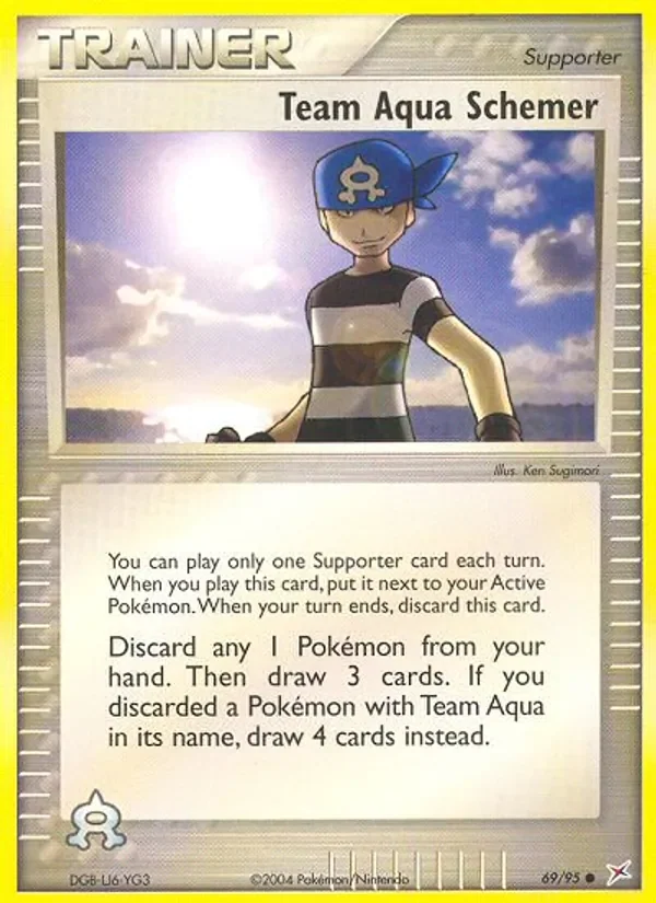Team Aqua Schemer - Non-holo