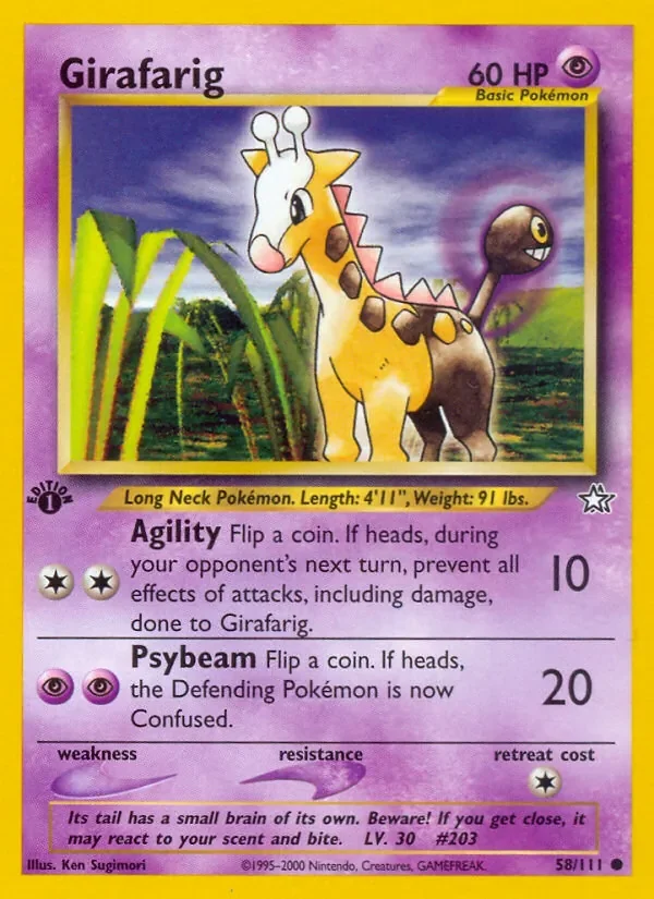Girafarig - Non-holo