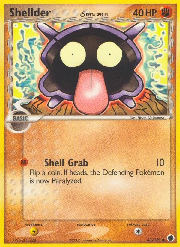 Shellder δ - Non-holo