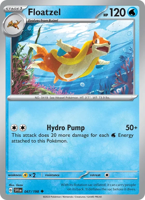 Floatzel - Non-holo