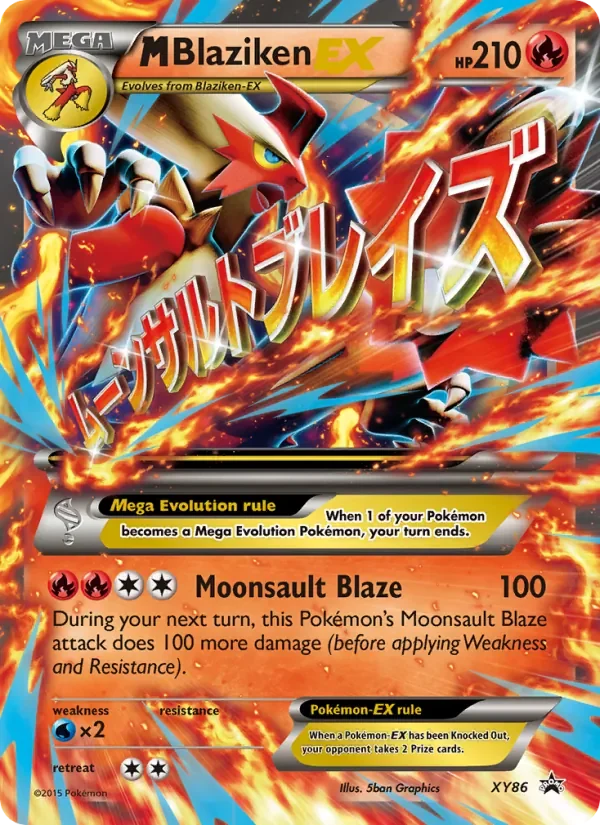 M Blaziken EX - Non-holo