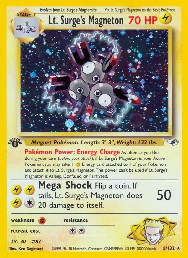 Lt. Surge's Magneton - Holo