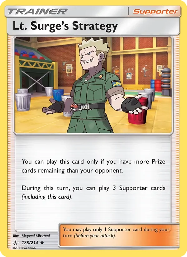 Lt. Surge’s Strategy - Non-holo