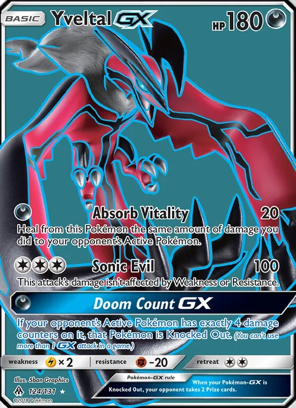 Yveltal GX - Non-holo