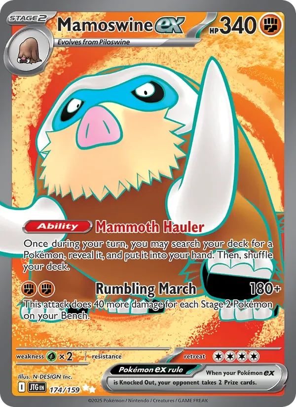 Mamoswine ex - Full Art