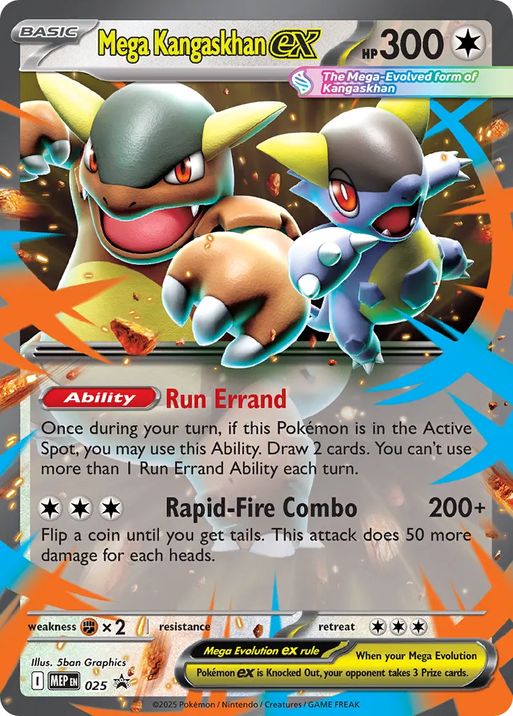 Mega Kangaskhan ex - Holo