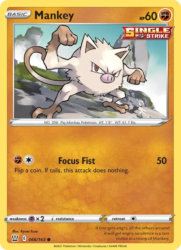 Mankey - Non-holo