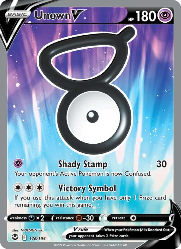 Unown V - Holo