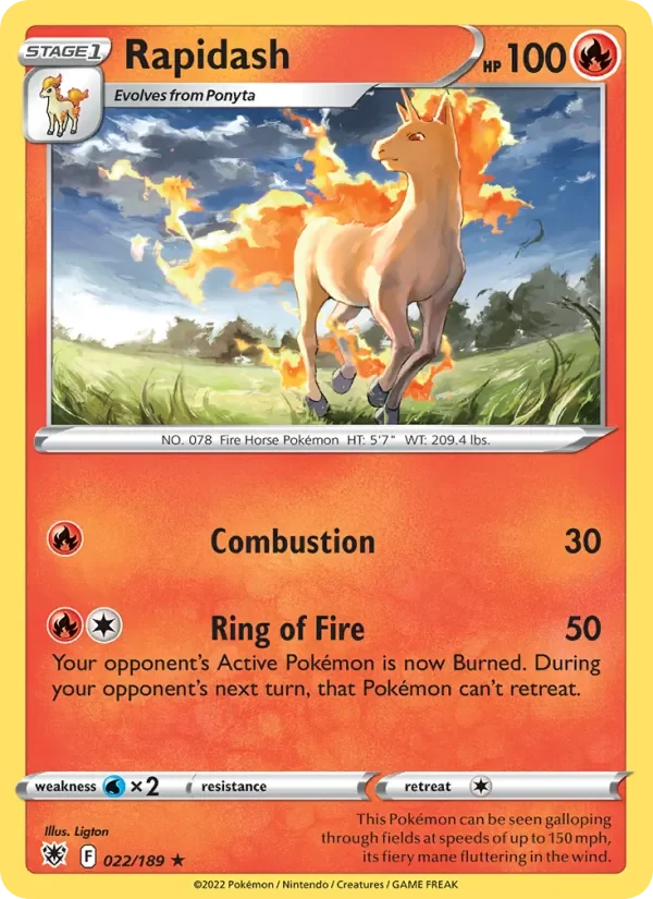 Rapidash - Non-holo