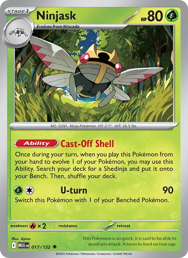 Ninjask - Non-holo