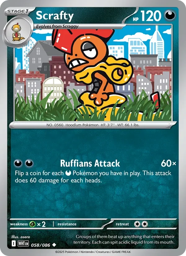 Scrafty - Non-holo
