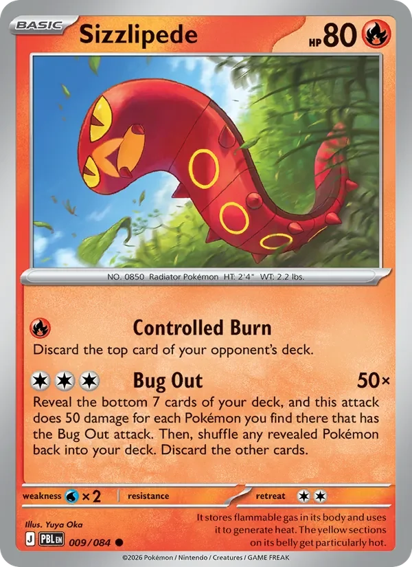 Sizzlipede - Non-holo