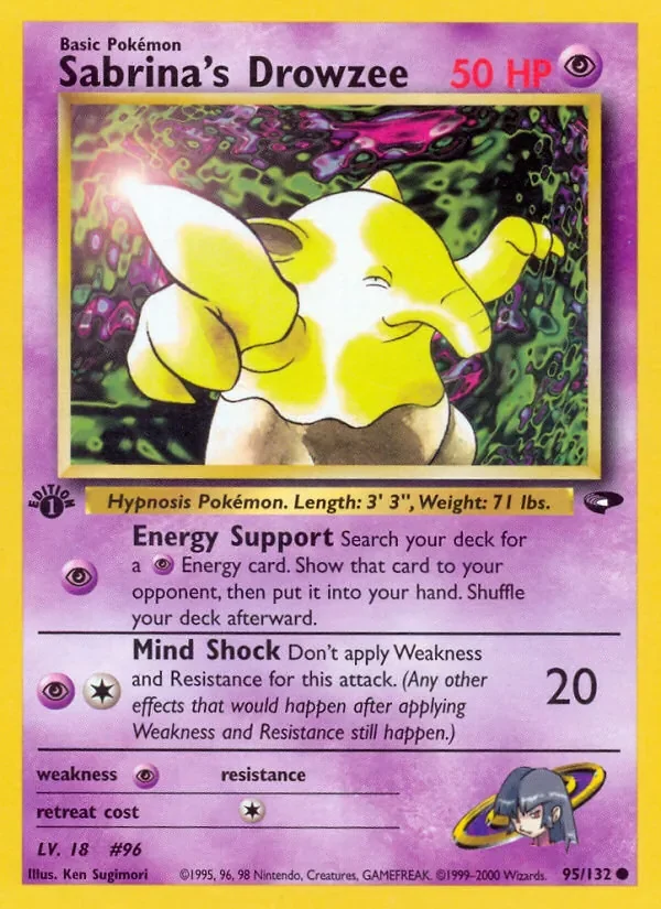 Sabrina's Drowzee - Non-holo