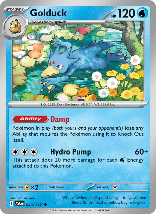 Golduck - Non-holo