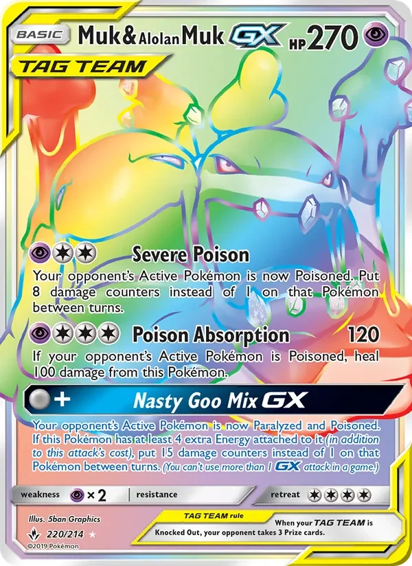 Muk & Alolan Muk GX - Non-holo