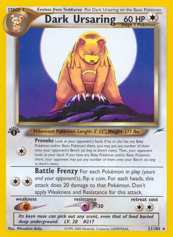 Dark Ursaring - Non-holo