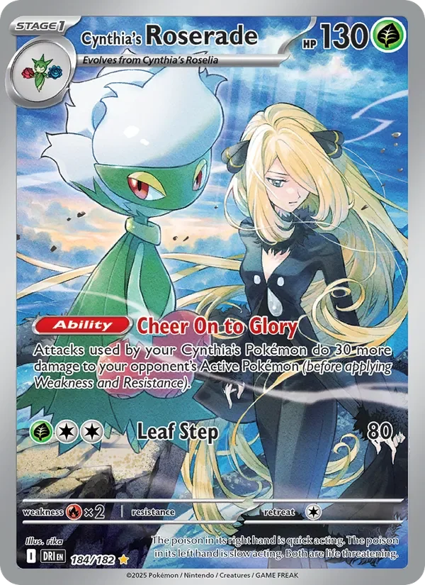 Cynthia's Roserade - Full Art