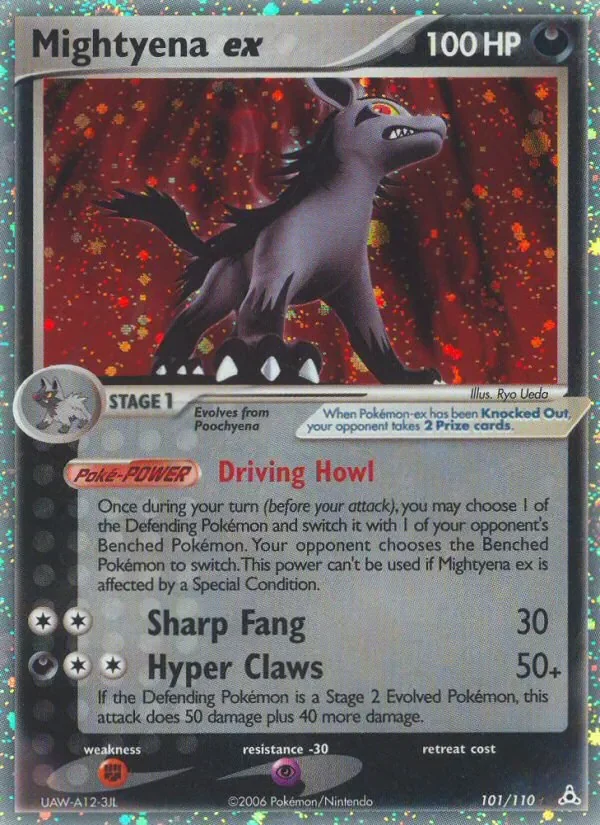 Mightyena ex - Holo