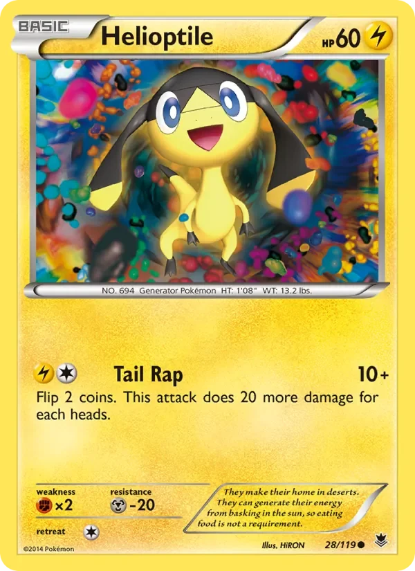 Helioptile - Non-holo