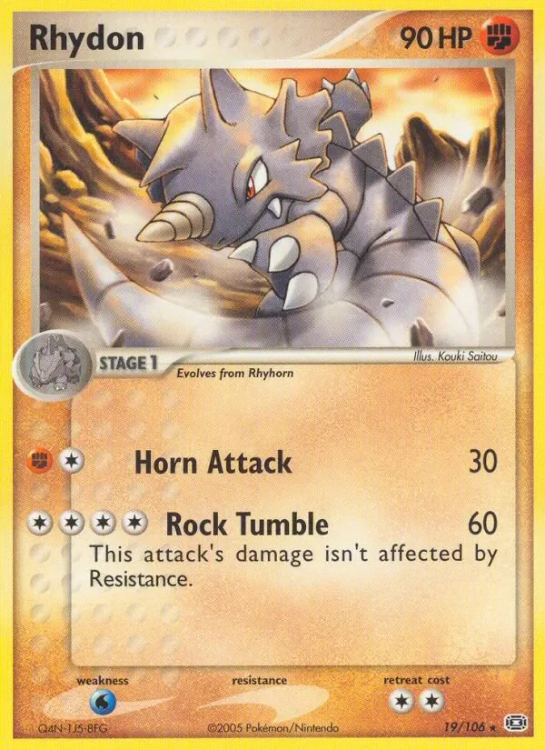 Rhydon - Non-holo