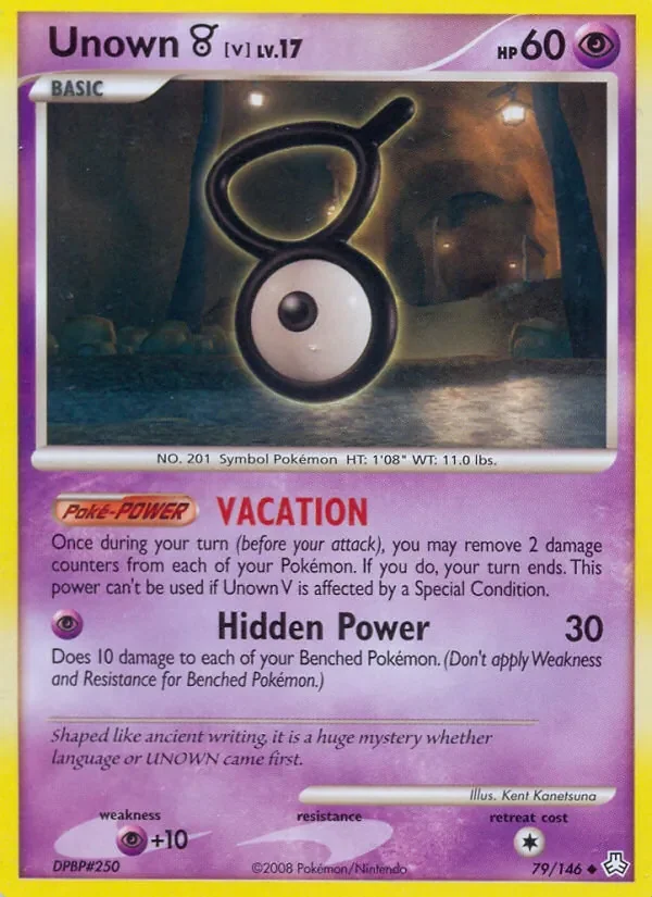 Unown V - Non-holo