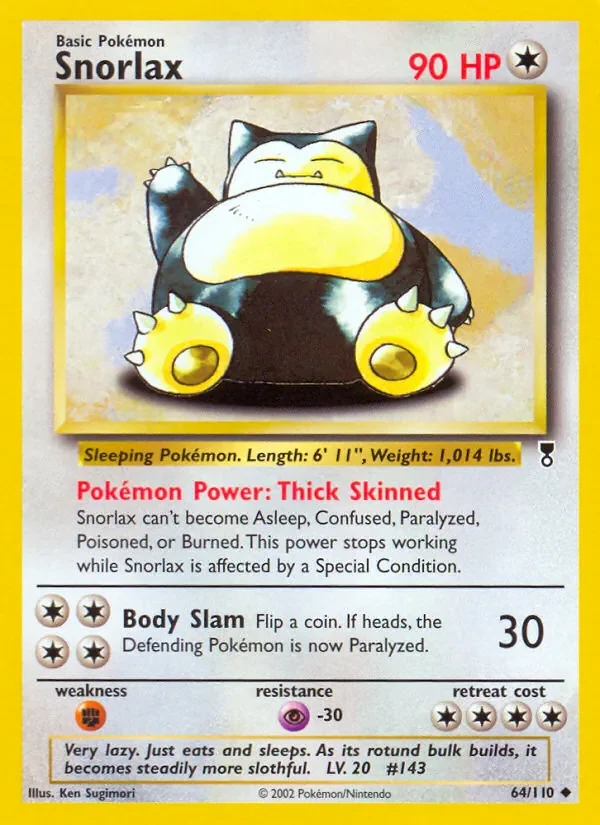 Snorlax - Non-holo