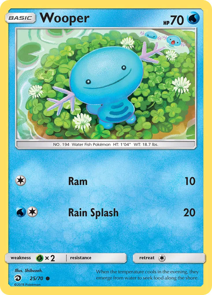 Wooper - Non-holo