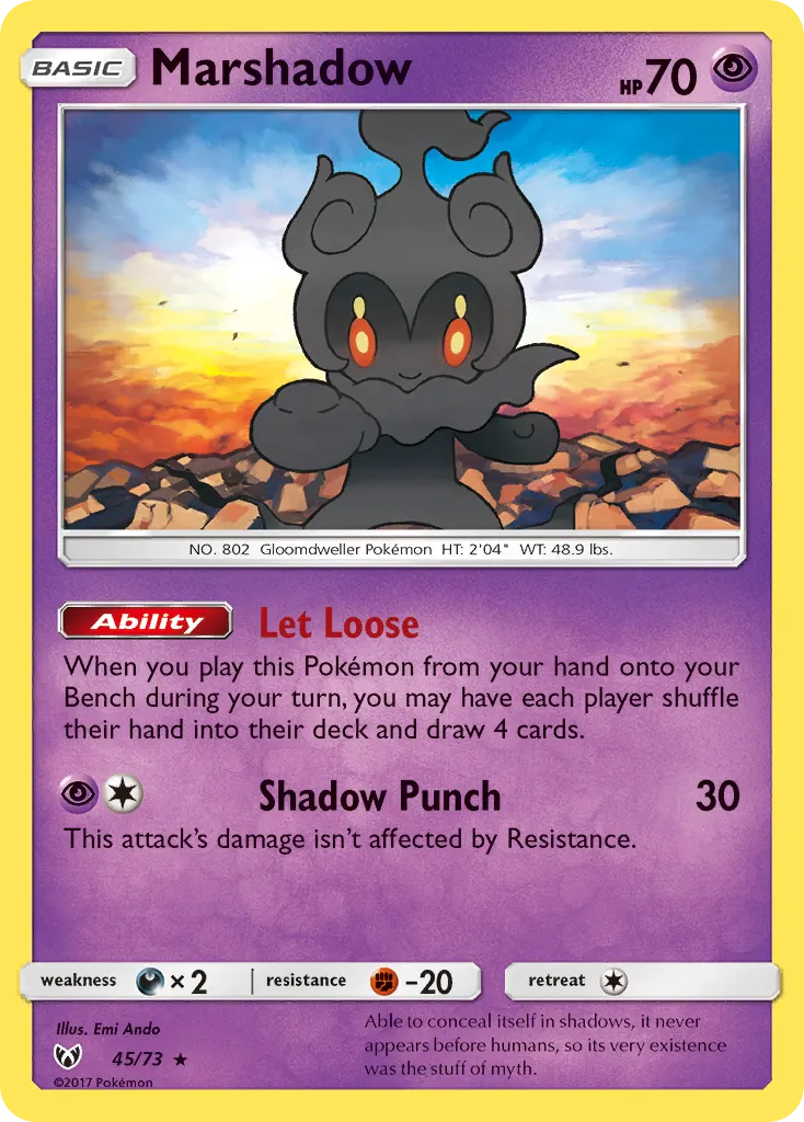 Marshadow - Non-holo