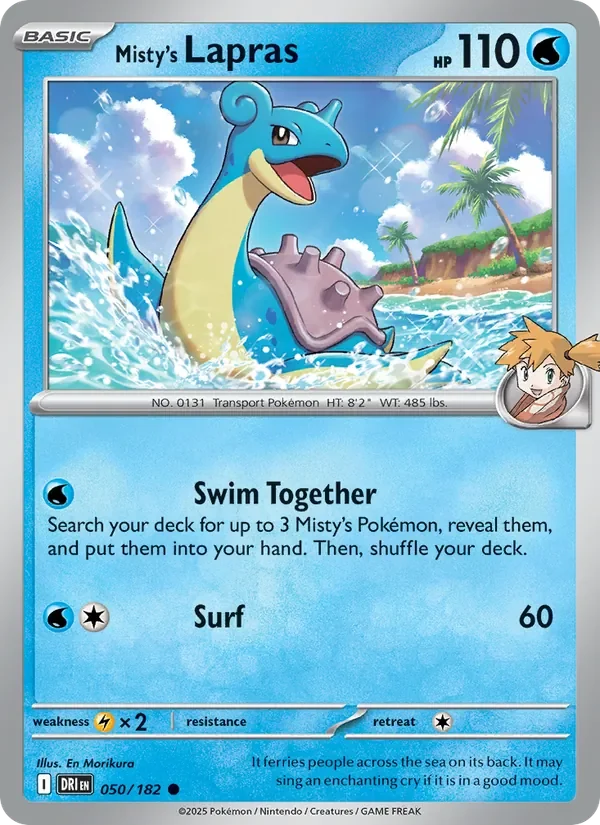Misty's Lapras - Non-holo