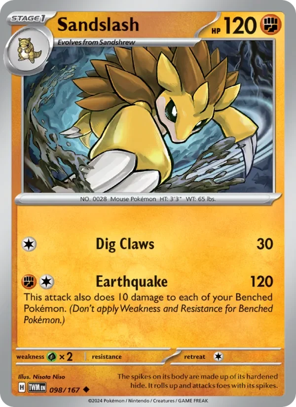 Sandslash - Non-holo