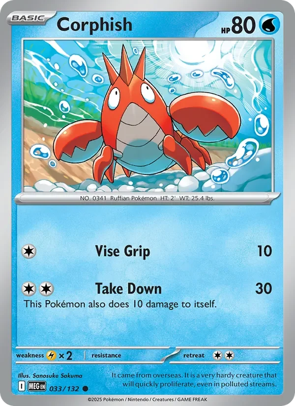 Corphish - Non-holo