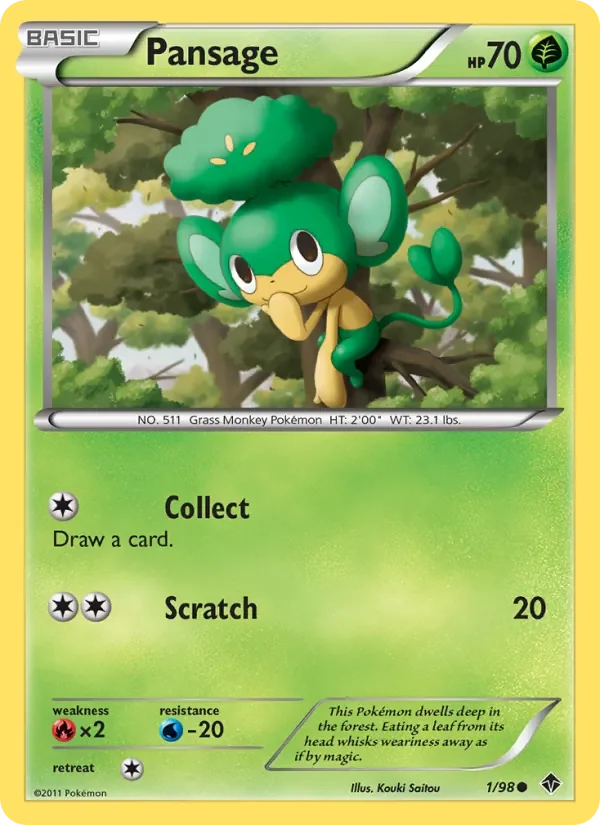 Pansage - Non-holo