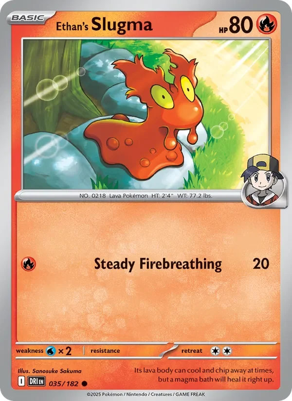 Ethan's Slugma - Non-holo