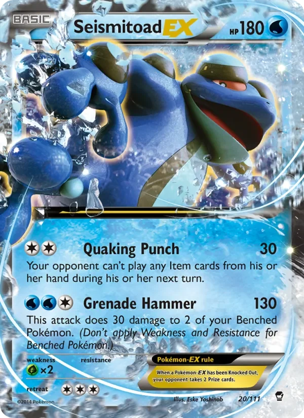 Seismitoad EX - Non-holo