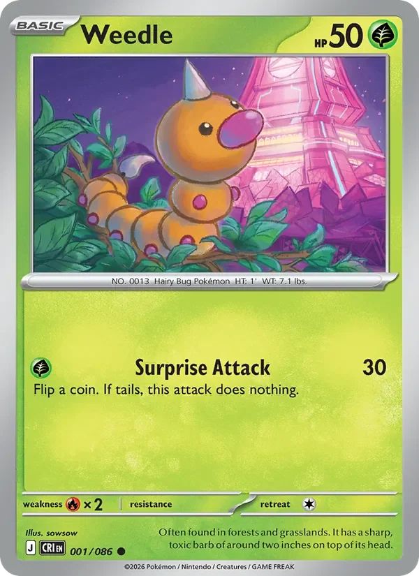 Weedle - Non-holo