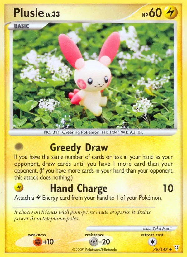 Plusle - Non-holo