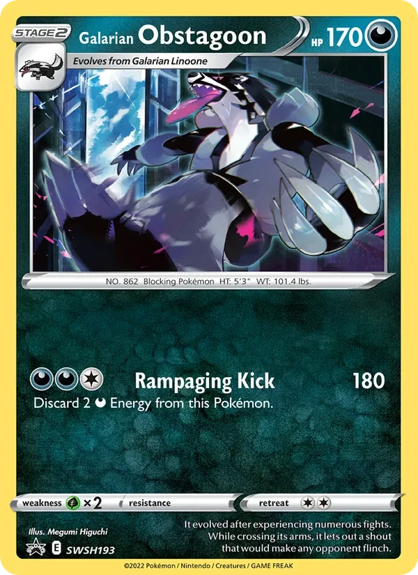Galarian Obstagoon - Non-holo