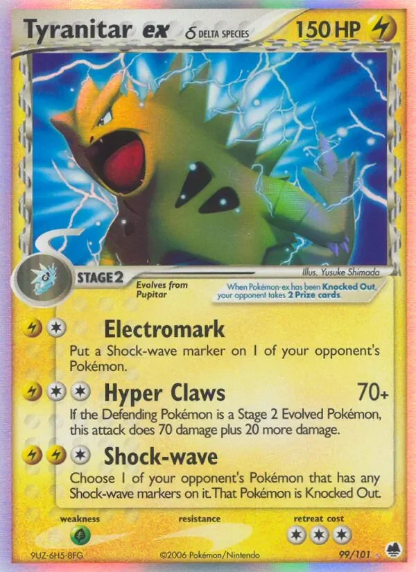 Tyranitar ex δ - Holo