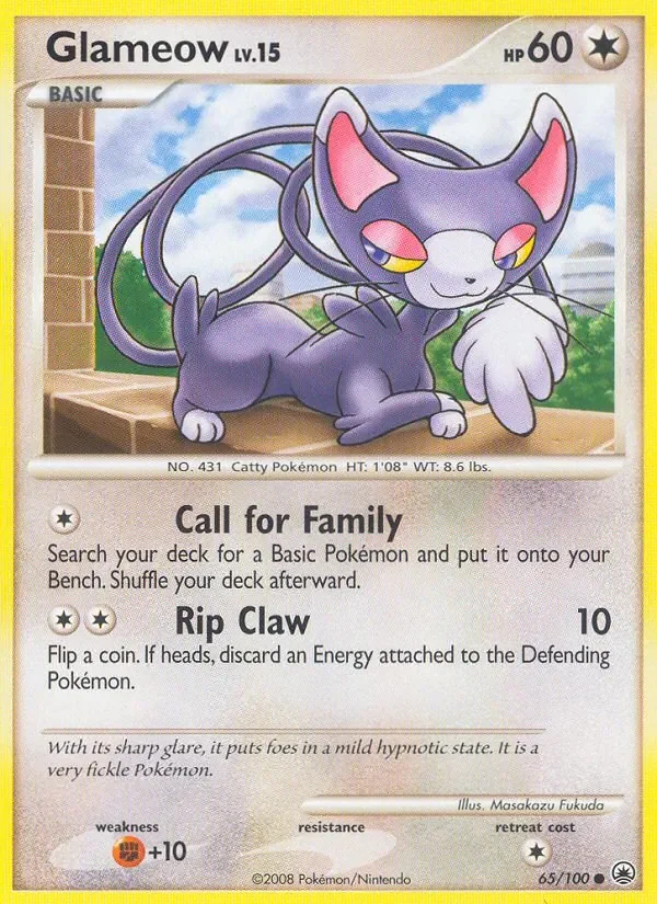 Glameow - Non-holo