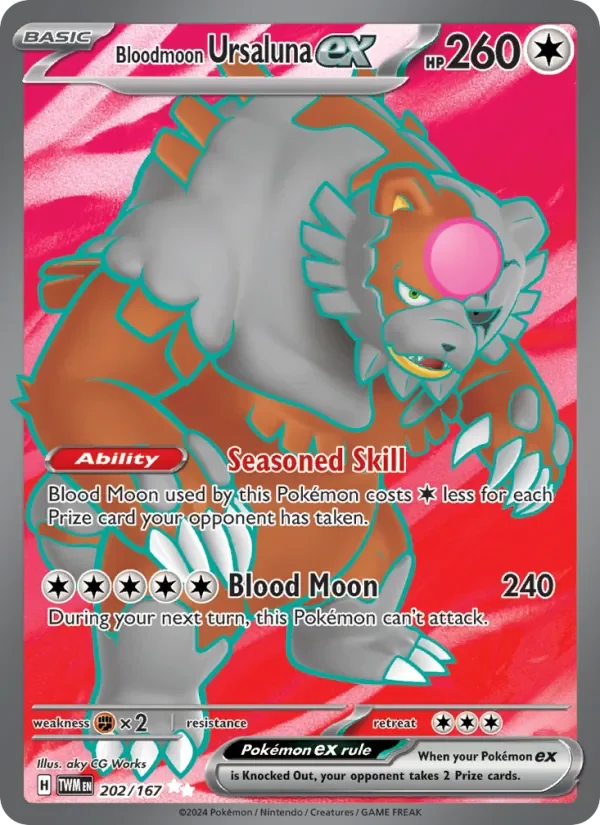 Bloodmoon Ursaluna ex - Full Art