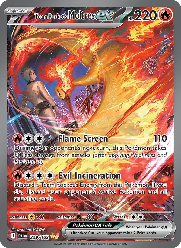 Team Rocket's Moltres ex - Full Art