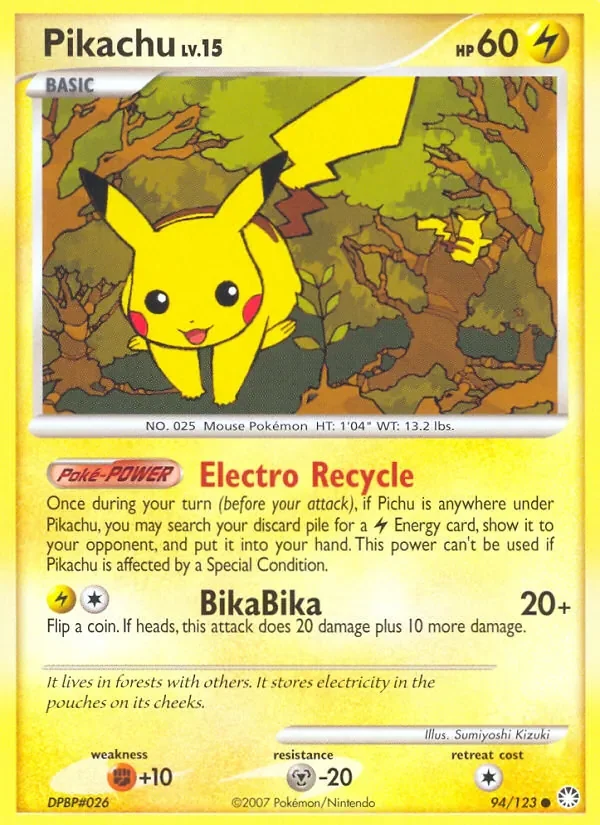 Pikachu - Non-holo