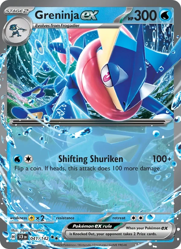 Greninja ex - Holo