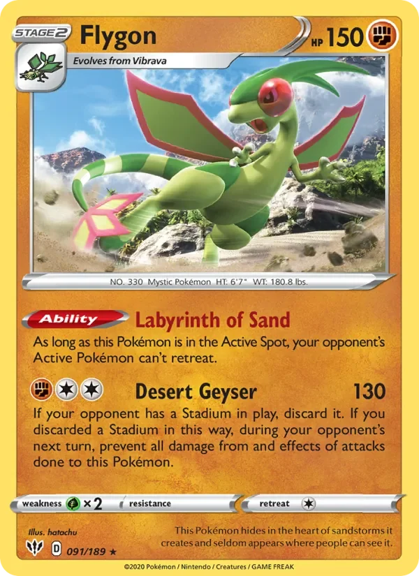 Flygon - Non-holo